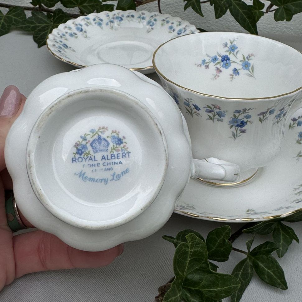 Чайная пара Royal Albert Memory Lane 200 мл Англия 