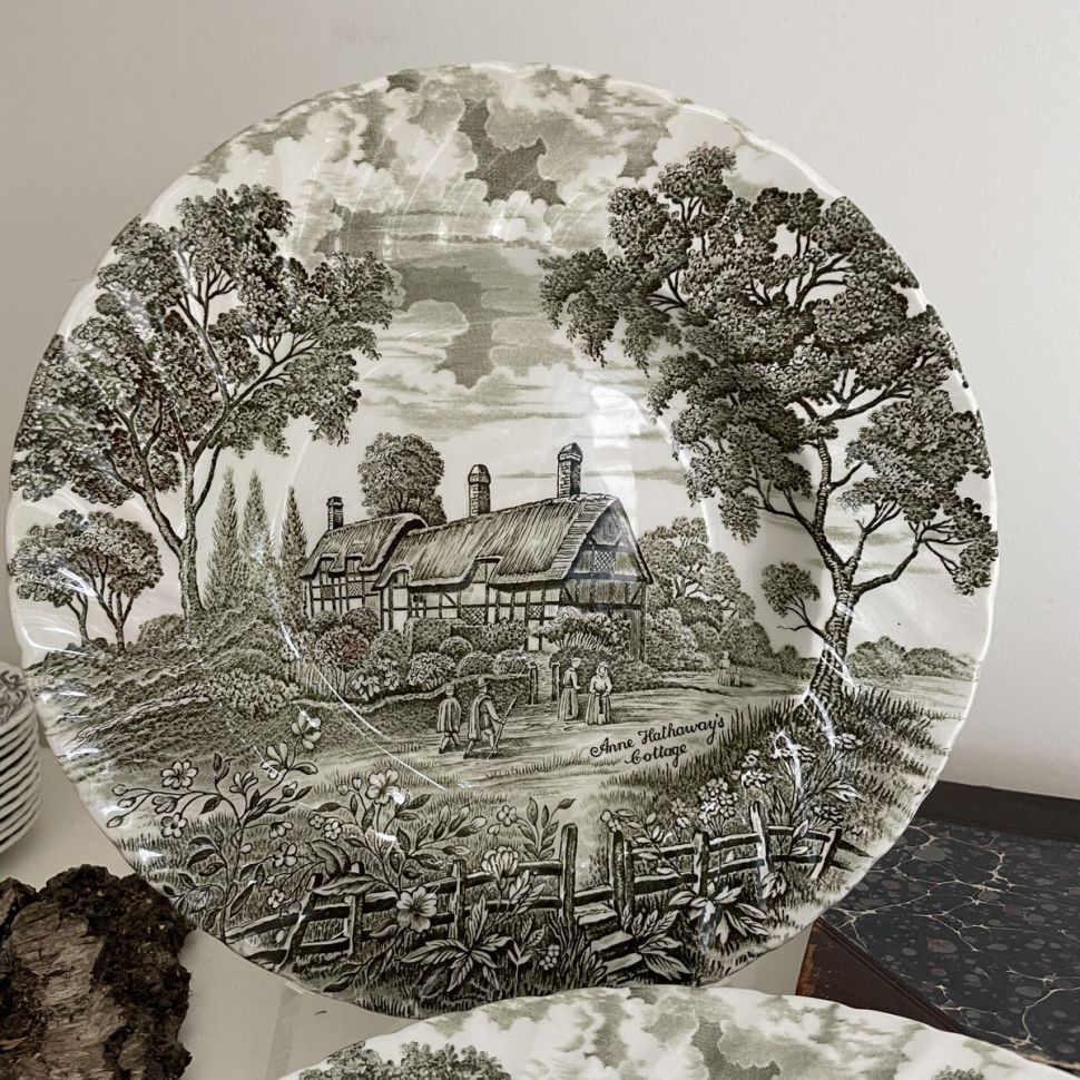Тарелка глубокая 25 см Shakespeares Country Staffordshire Англия