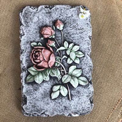 Декоративное панно мрамор Роза