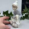 Статуэтка Lladro Мальчик с барашком 15 см Испания
