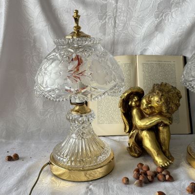 Лампа настольная 38 см хрусталь