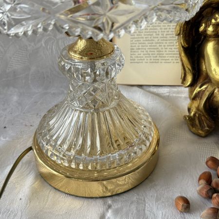 Лампа настольная 38 см хрусталь