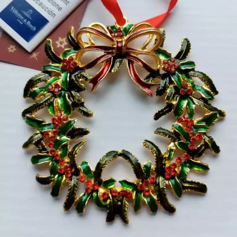 Подвес Венок ВиллеройБох Winter Collage 9 см 