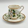 Кофейная пара Royal Albert White Dogwood 130 мл 1950 гг. 