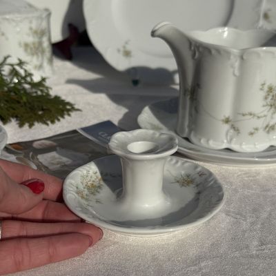 Подсвечник Rosenthal Monbijou Полевые цветы 11 см Германия 