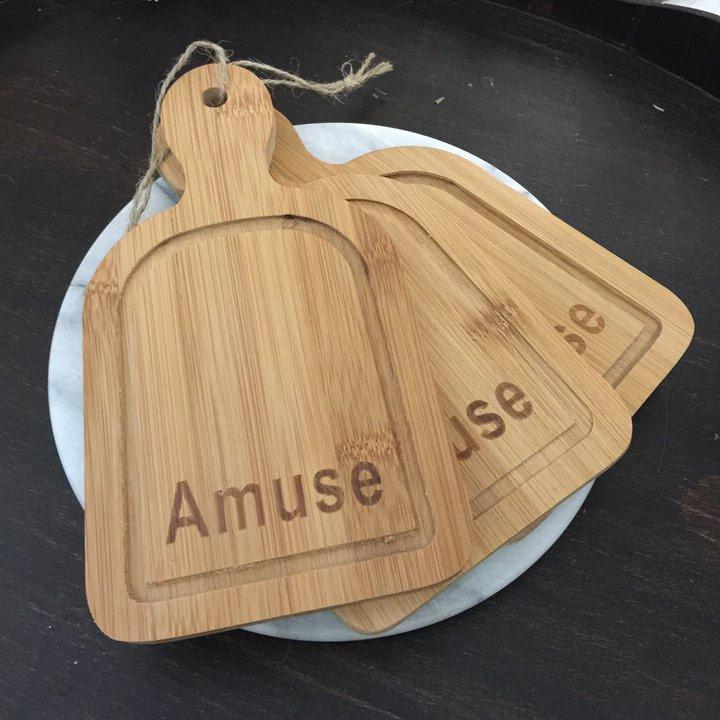 Доска для закусок дерево 20 cm