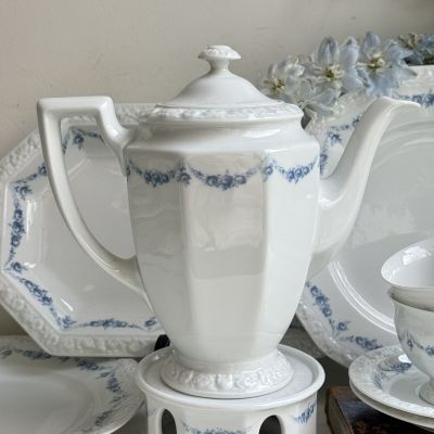 Чайник кофейник Rosenthal Classic Rose голубые розы 1,3 л Германия