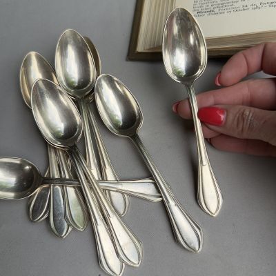 Ложка чайная SFAM 14 см серебрение Франция