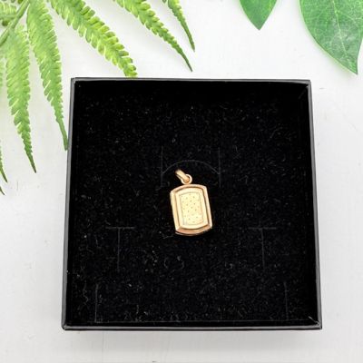 Кулон локет 2 см серебро золочение