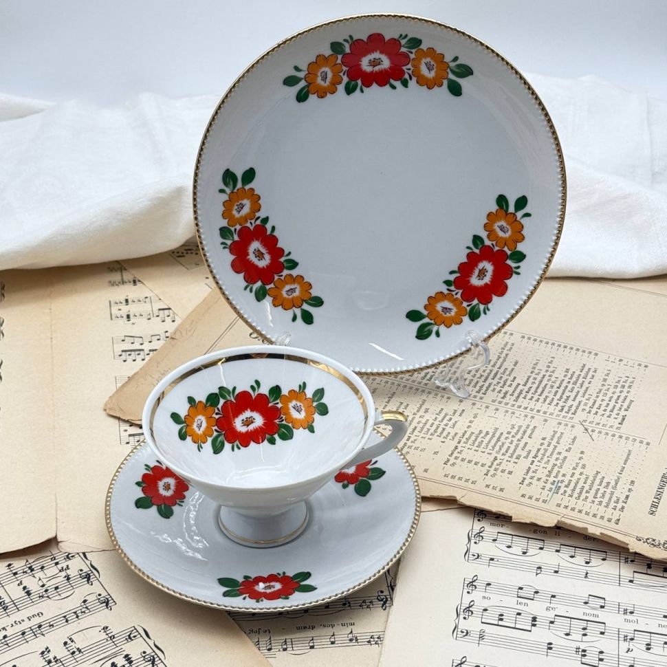 Чайная тройка Seltmann Weiden 180 мл Германия 