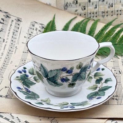 Чайная пара Nikko Ежевика 220 мл фарфор Япония