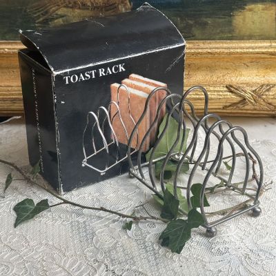 Подставка для тостов 13 см Франция мельхиор серебрение