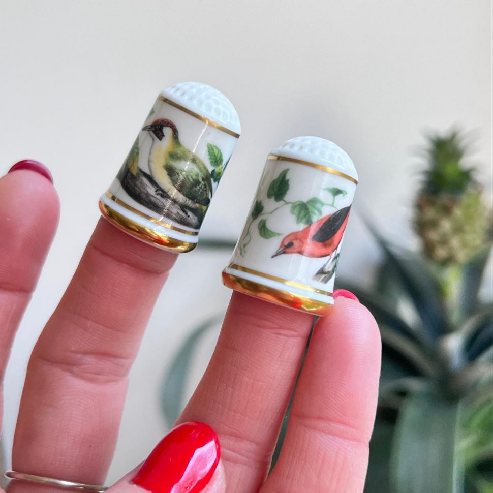 Наперсток Franklin Porcelain 1979 г. набор 2 шт.