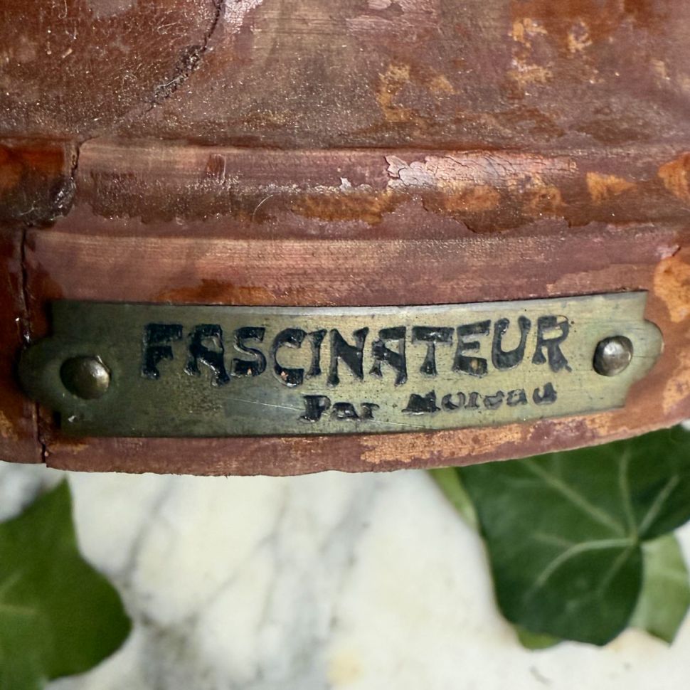 Скульптура Чародей 53 см Огюст Моро Франция бронза дерево