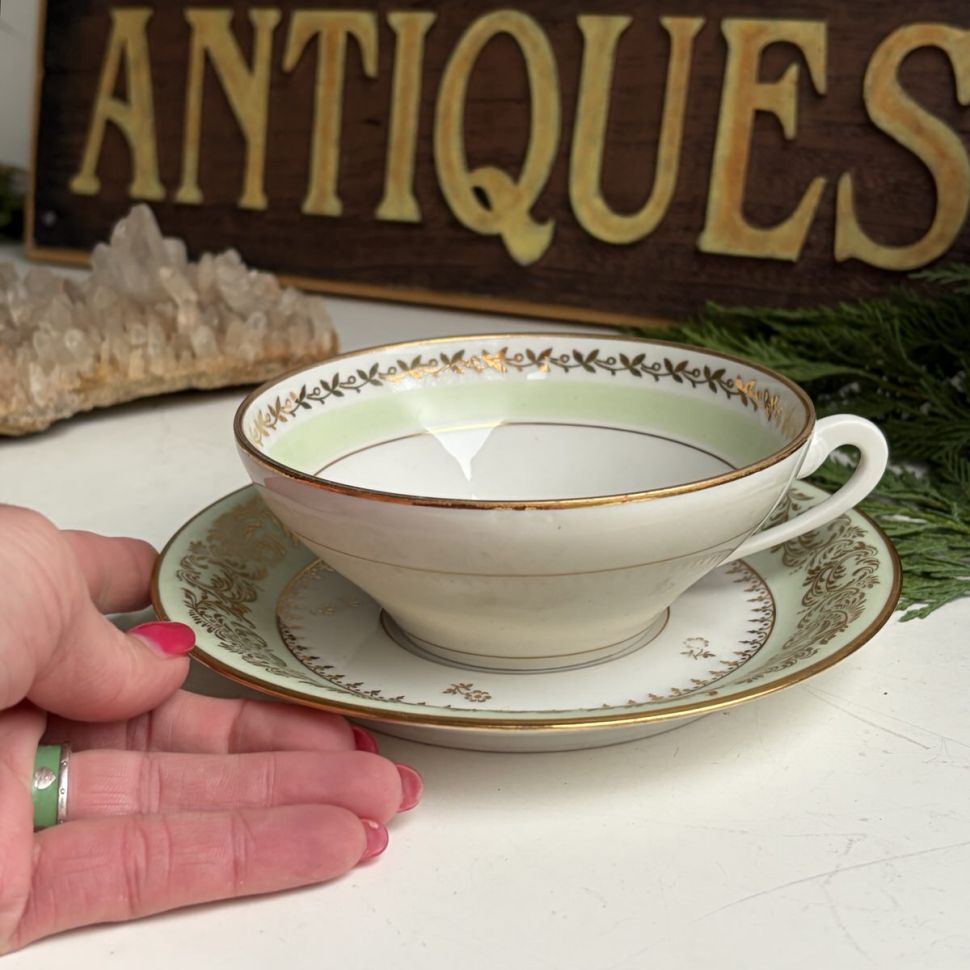 Чайная пара Limoges 290 мл фарфор Франция