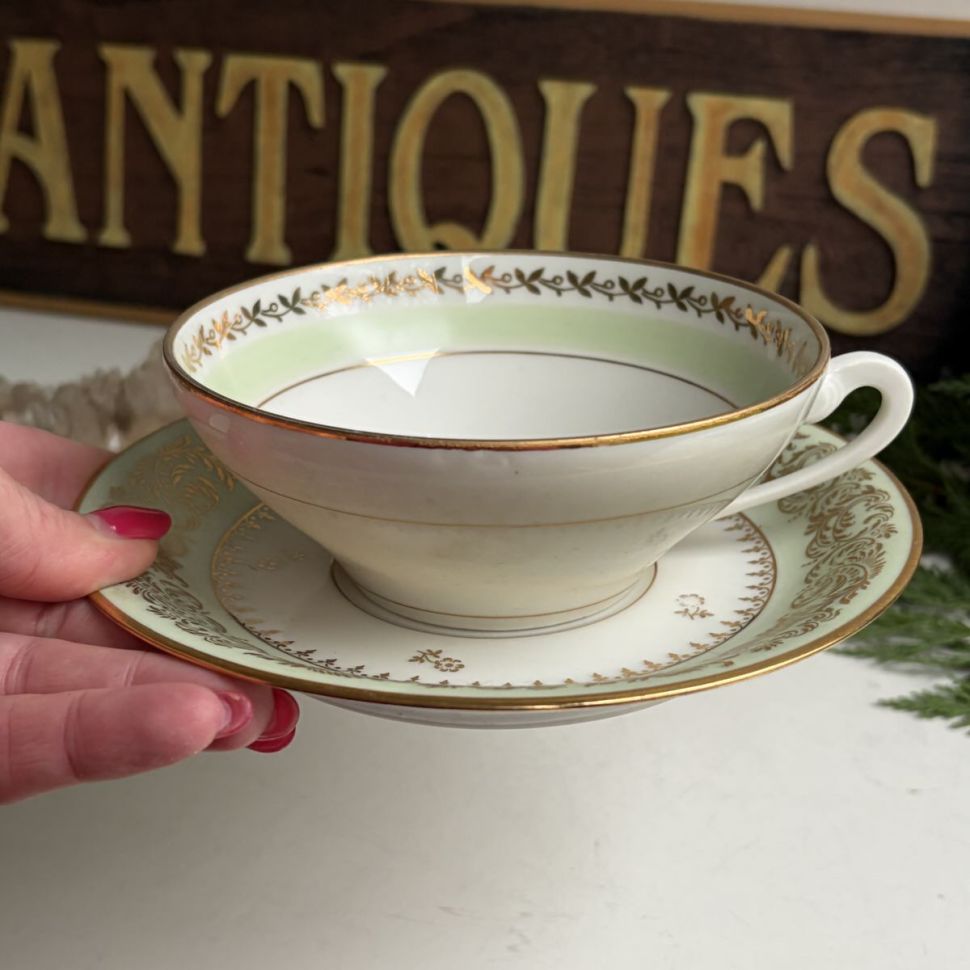 Чайная пара Limoges 290 мл фарфор Франция