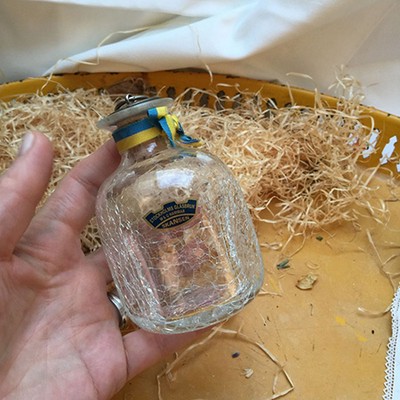 Флакон стекло крекелированное 