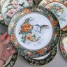 Тарелка Franklin Mint Royal Doulton Фиолетовокоронный колибри 21 см фарфор Англия