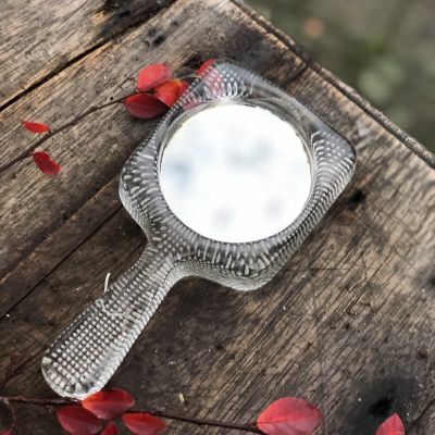 Зеркало 18 см хрусталь