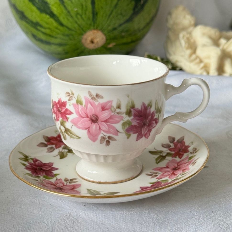 Кофейная пара Royal Kent 150 мл Staffordshire Англия