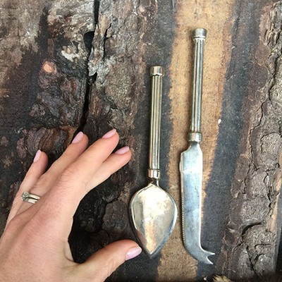 Лопатка и нож для сыра, набор