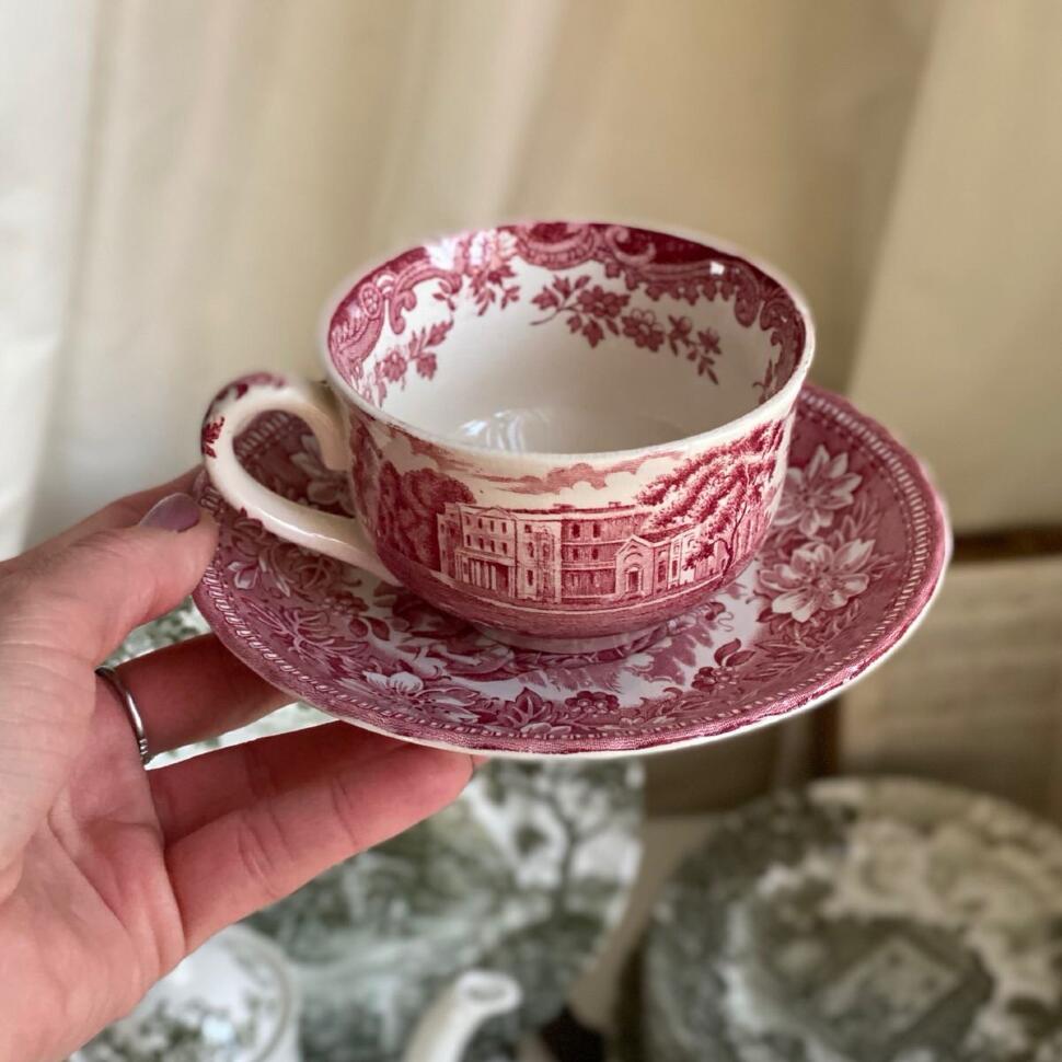 Чайная пара 220 мл Royal Worchester Palissy & Tudor Англия