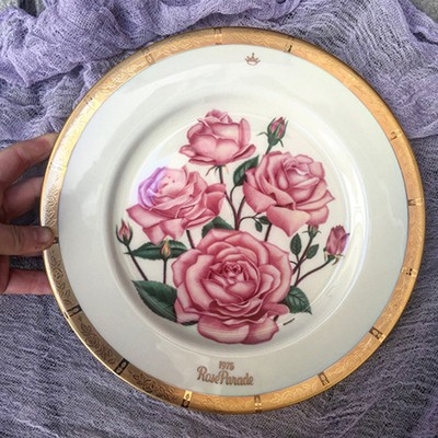 Тарелка коллекционная номерная All-America Rose Selections