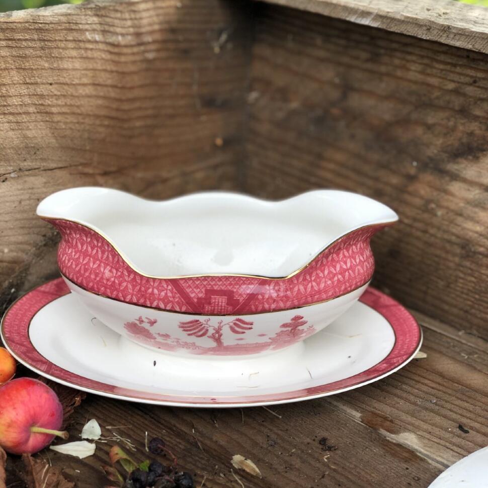 Соусник 400 мл willow стиль Шинуазри фарфор ручная роспись