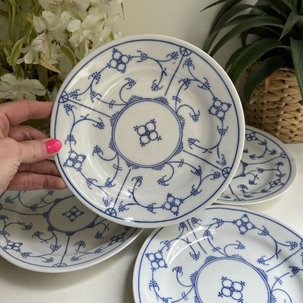 Тарелка Jäger Indisch Blau 19 см 30-е гг 20 века