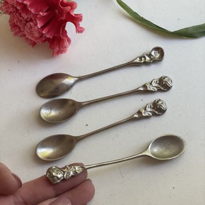 Ложка кофейная 10 см олово