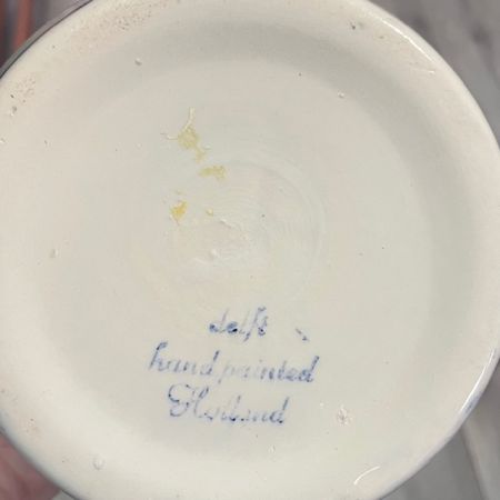 Банка с крышкой Delft 16 см фарфор Голландия