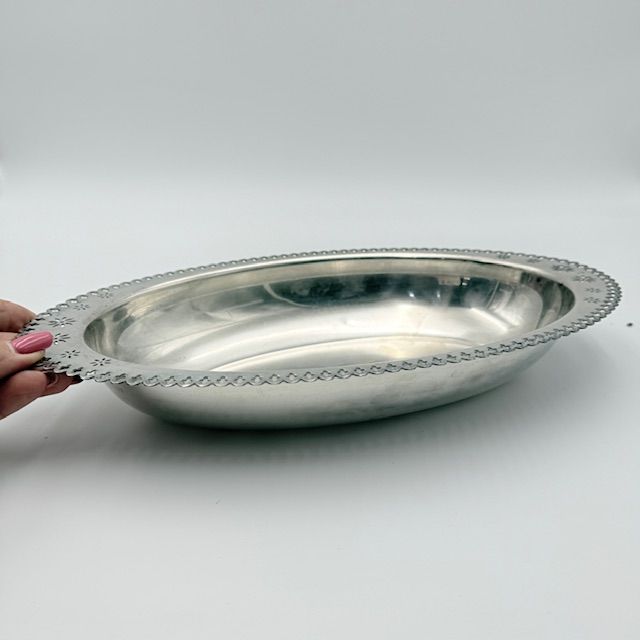 Блюдо овальное 35 см сталь Франция