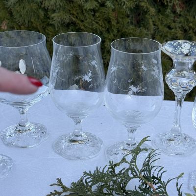 Бокал Rosenthal Monbijou с узором 440 мл хрусталь Германия