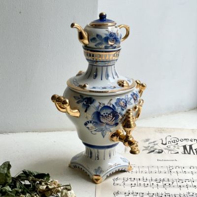 Самовар 26 см Гжель СССР