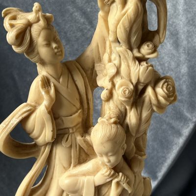 Лампа настольная со скульптурой A.Santitni 36 см Италия 