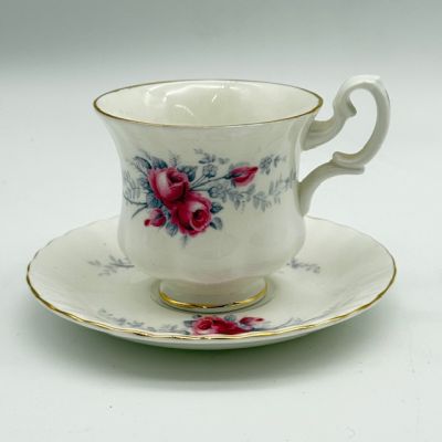 Кофейная пара Royal Albert Роза 130 мл Англия