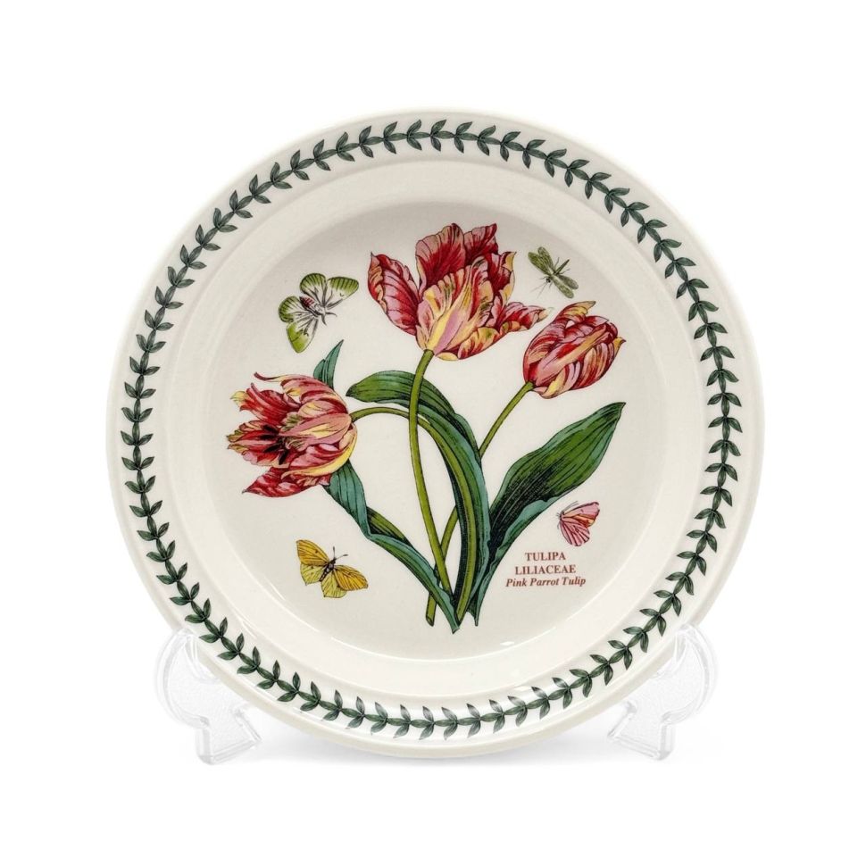 Тарелка Portmeirion Botanic Garden Pink Parrot Tulip 22 см Портмерион Англия