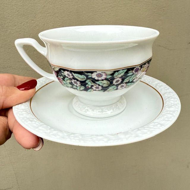 Чайная пара Rosenthal Classic Rose Павлин 200 мл Германия