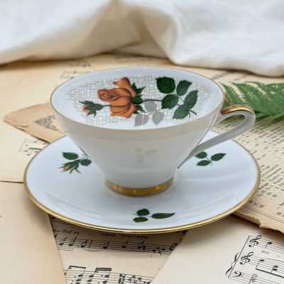 Чайная тройка Rose Seltmann Weiden 170 мл Германия