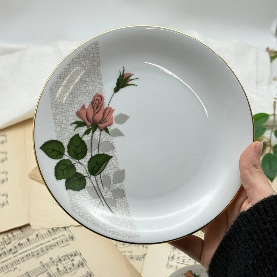 Чайная тройка Rose Seltmann Weiden 170 мл Германия 