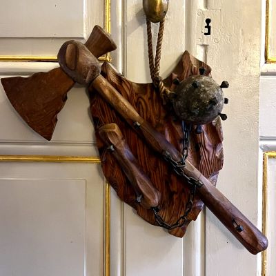 Панно подвесное дерево металл