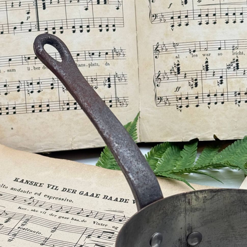 Ковш с ручкой 0.7 л Франция медь