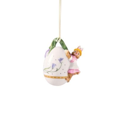Подвес ВиллеройБох Яйцо пасхальное 8 см фарфор Германия
