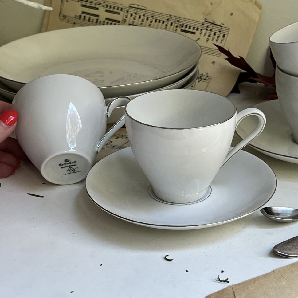 Чайная пара Eschenbach 200 мл фарфор Бавария  