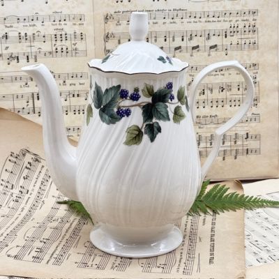 Чайник кофейник Nikko Ежевика1,5 л фарфор Япония  