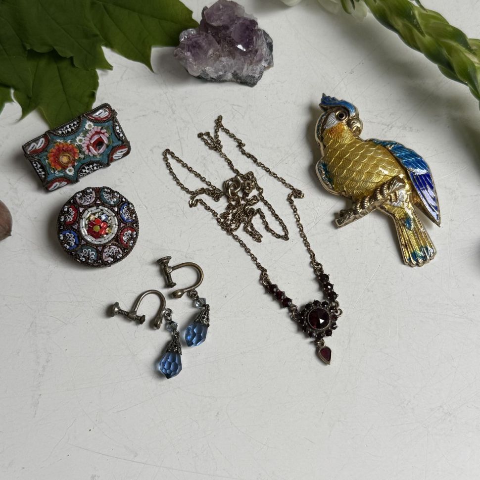 Клипсы винтажные 3,5 см