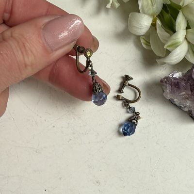 Клипсы винтажные 3,5 см