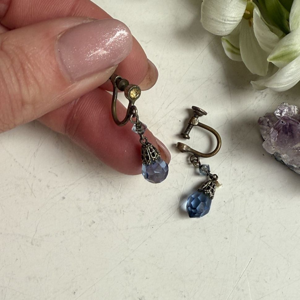 Клипсы винтажные 3,5 см