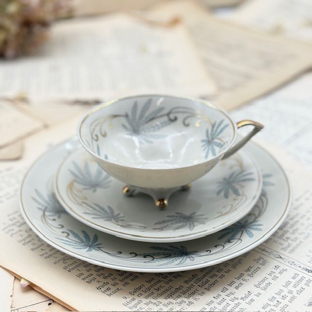 Чайное трио Schwarzenhammer 150 мл фарфор Бавария 