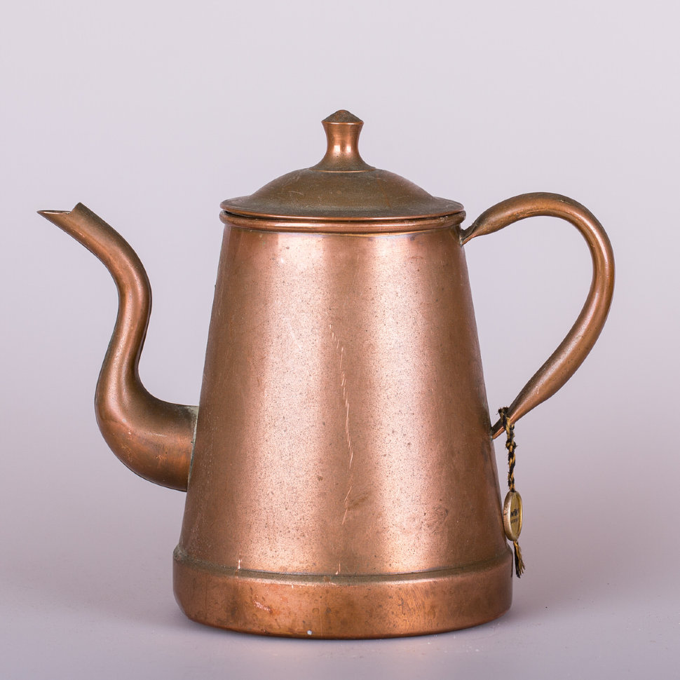 Чайник кофейник 1,2 л медь